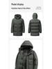 Herren Winter Daunenjacke im Huang Xiaoming Stil - 2025 Warme mittellange Oberbekleidung