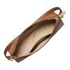 Michael Kors Logo Print Leather Shoulder Bag Women Bags Brown 35F4G2VC6L-LUGGAGE