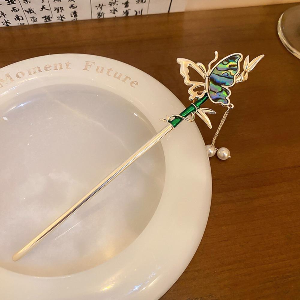 Hair Chopsticks Butterfly Hair Stick Tassel Hair Fork Butterfly Hanfu Hairpin Lady/Girls