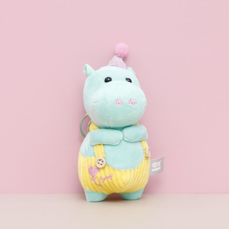 

Cute Dinosaur Keychain Cartoon Girl Backpack Decoration Hanging Dolls Plush