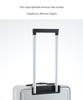 20-Inch Front-Opening Carry-On Trolley with Laptop Compartment, Aluminum-Magnesium Alloy Suitcase
