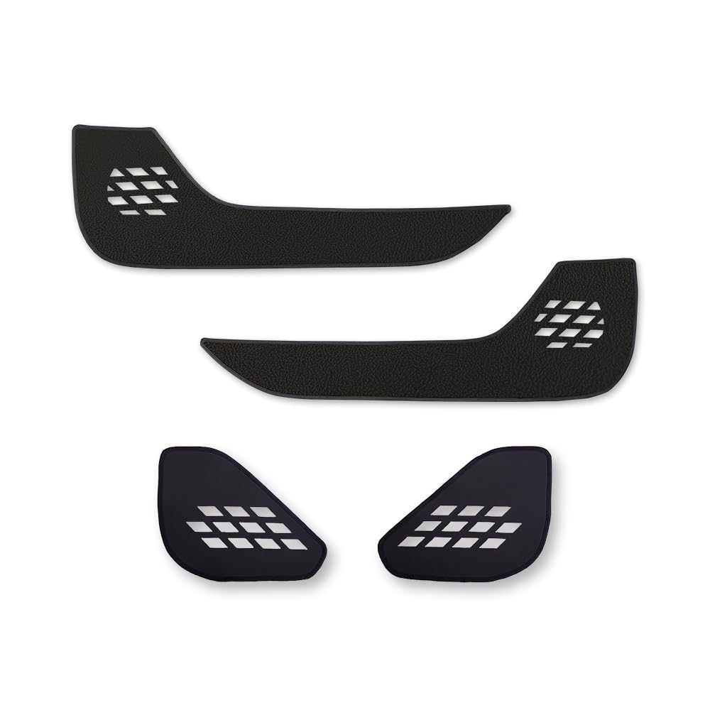 

YOURS 60 Series Prius Exclusive Door Trim Front and Rear Set of 4 Kick PRIUS Sewn in Protective Small (YOURS), Guards, [Leather-Look/Blue] Guards, 60,