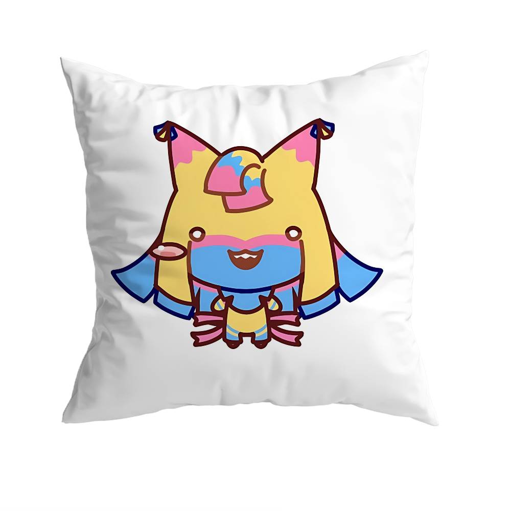 Y-Yatta Anime Kuddfodral Soffa Vardagsrum Sovrum Sänggavel Ryggstöd Kudde Fyrkantig Kudde Vilotid