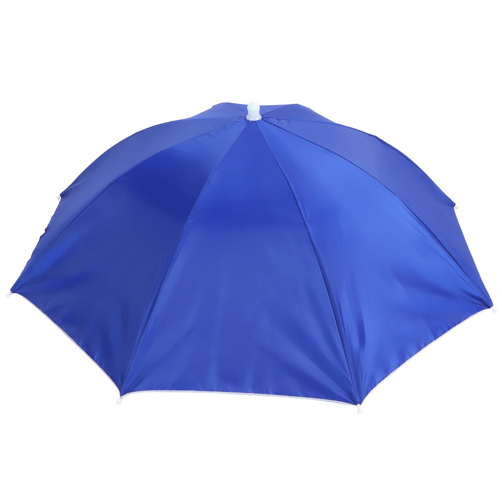 

Зонт для взрослых, водонепроницаемая складная шляпа от солнца, головной убор для рыбалки на открытом воздухе, походов, темно-синий темно-синий