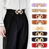 Dehnbarer Taillenformer Elegante breite Kette für Kleid Elastischer Bund Trendige Unterbrust-Taillenkette Breiter Gürtel