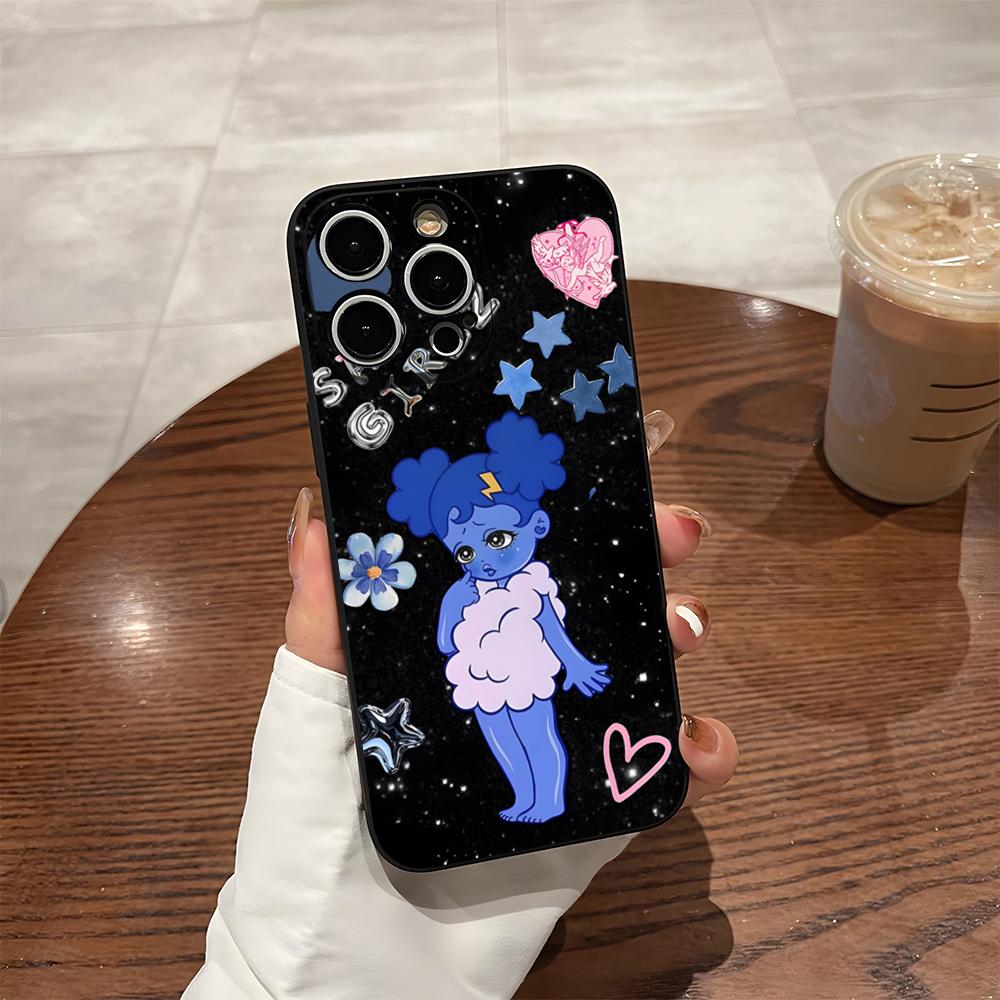 J-Junior H Sad Girl Phone Case For 17 Pro Max Iphone 14 16 Pro Max 12 15 Plus 13 Pro 11 Xr X Xs Back Cover