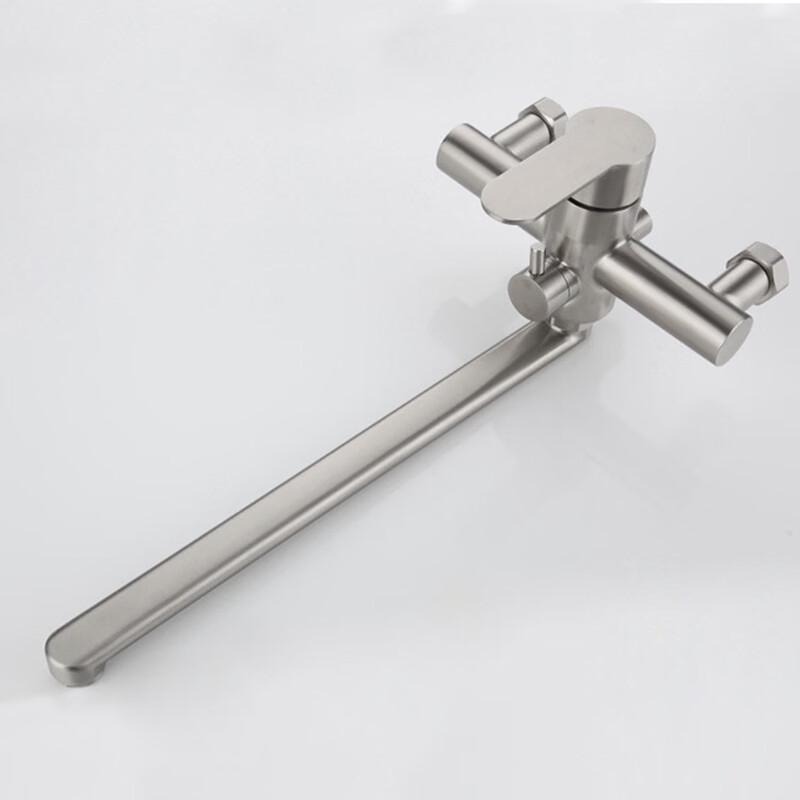 Zhu Chuang Jing Pin 304 Stainless Steel Kitchen Faucet with Two-Mode Sprayer