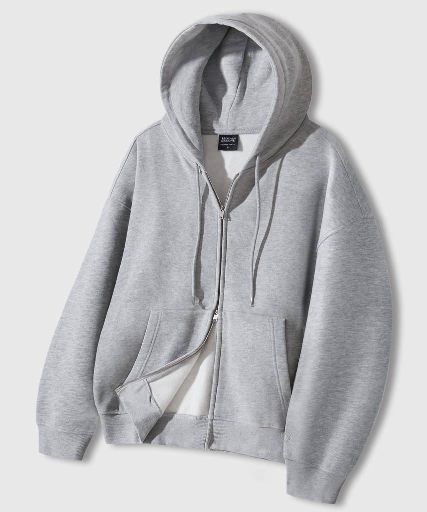 Lemain Second 2-Way Oversized Sweat Zip-Up_3 Colors