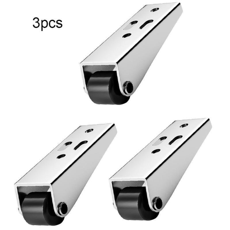 2 Stück Schiebetür-Rollen pulley Universelles Möbel-Lenkrad Mini Leise Leichtlaufende Schienenrollen für Tischschrank