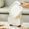 Anti-drop Trash Tray Square Shape Garbage Plate Meal Plate Snack Plate  Camping