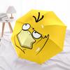 Psyduck Cartoon Pattern, Automatic Folding Umbrella, Portable and Foldable Design, 8 Ribs, a Christmas or Birthday Gift.