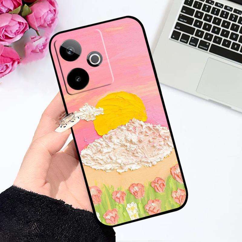 For Realme GT7 5G Case Fashion Painting Cover Soft Silicone Phone Case For Realme GT 7 7T  Fundas GT7 T Shockproof Shell Bumper