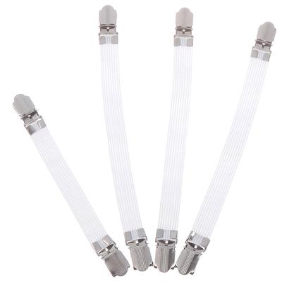 4Pc Ironing Board Cover Clip Fasteners Tight Fit Elastic Brace Ties Straps Grips