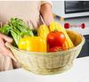 Creative Farmhouse Bamboo Woven Storage & Sieve Basket for Kitchen & Vegetable Use