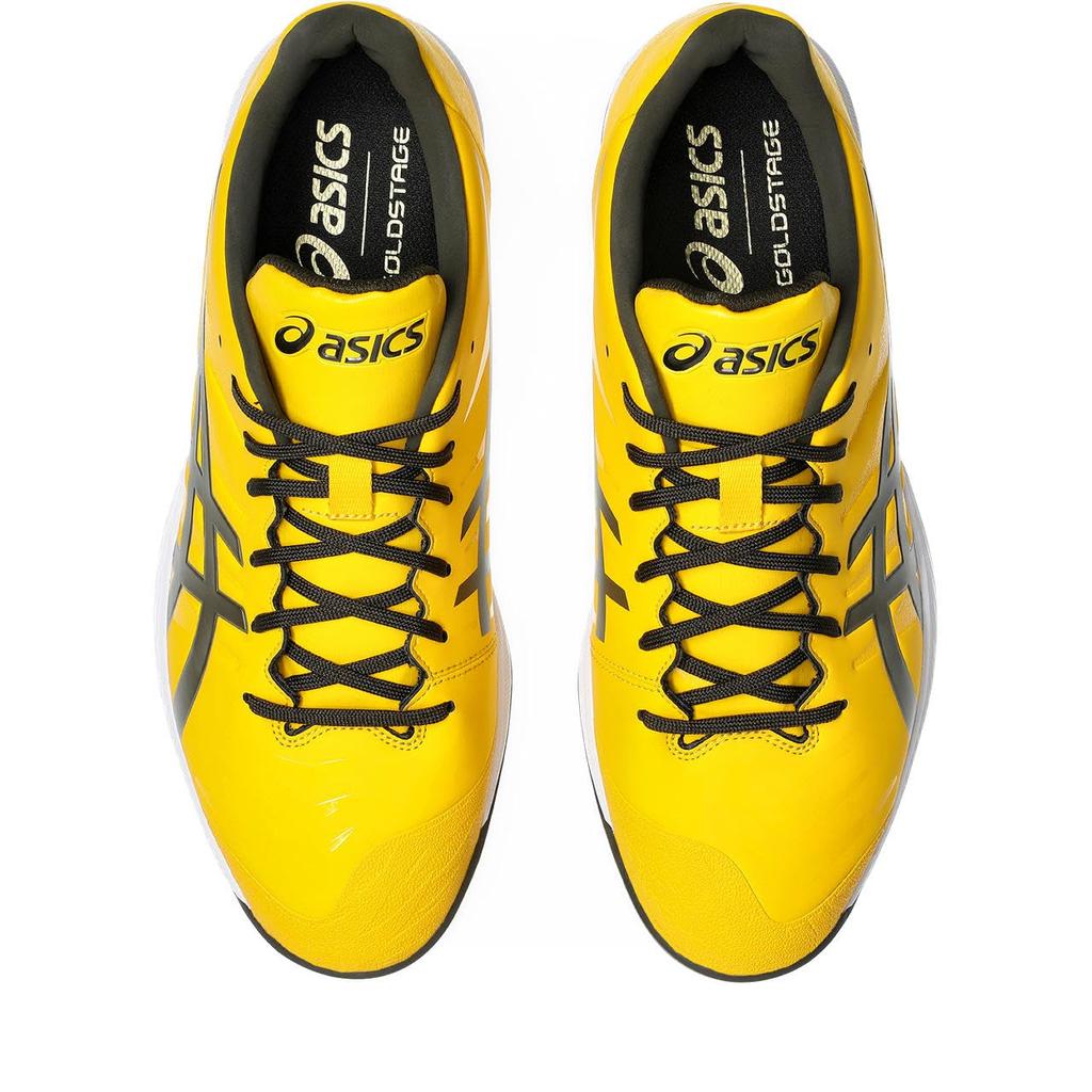 ASICS GOLDSTAGE FANG 1121A067 Baseball Size 750 Size Men's Shoes, (Saffron/Black Coffee), 27.0 cm, 2.5E
