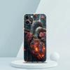 Mechanical Heart Phone Case for iPhone 16 15 14 13 12 Pro Max Transparent Soft for iPhone 11 Pro Max 7 8 Plus XS XR Shell