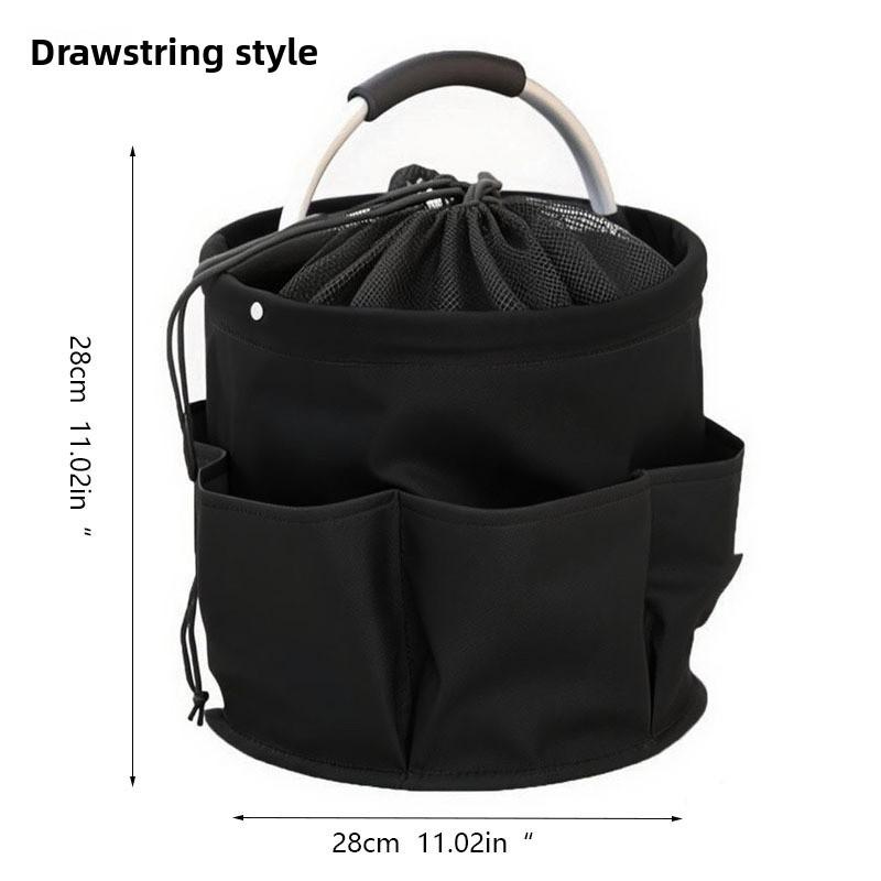 Oxford Cloth Collapsible Camping Basket With Multifunctional Storage For Outdoor Picnic And Home Organization