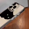 Black And White Cat Phone Case For Iphone 17 15 Pro Max 14 11 Plus 12 13 16 17E 16E Transparent Sturdy Bumper Cover Fundas