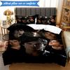 3PCS Two Men In Suits Damon Bedding Set,Including 1pc Duvet Cover And 2pcs Pillowcases Perfect for Bedroom, Dormitory, Fan Christmas Gift