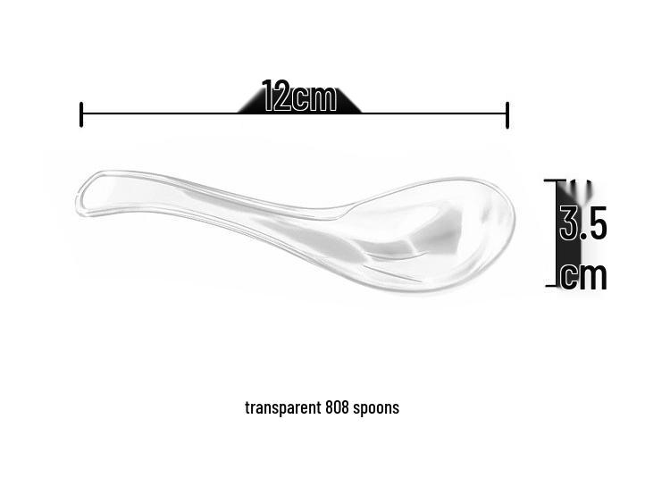 Customized Disposable Plastic Spoon for Dessert Catering