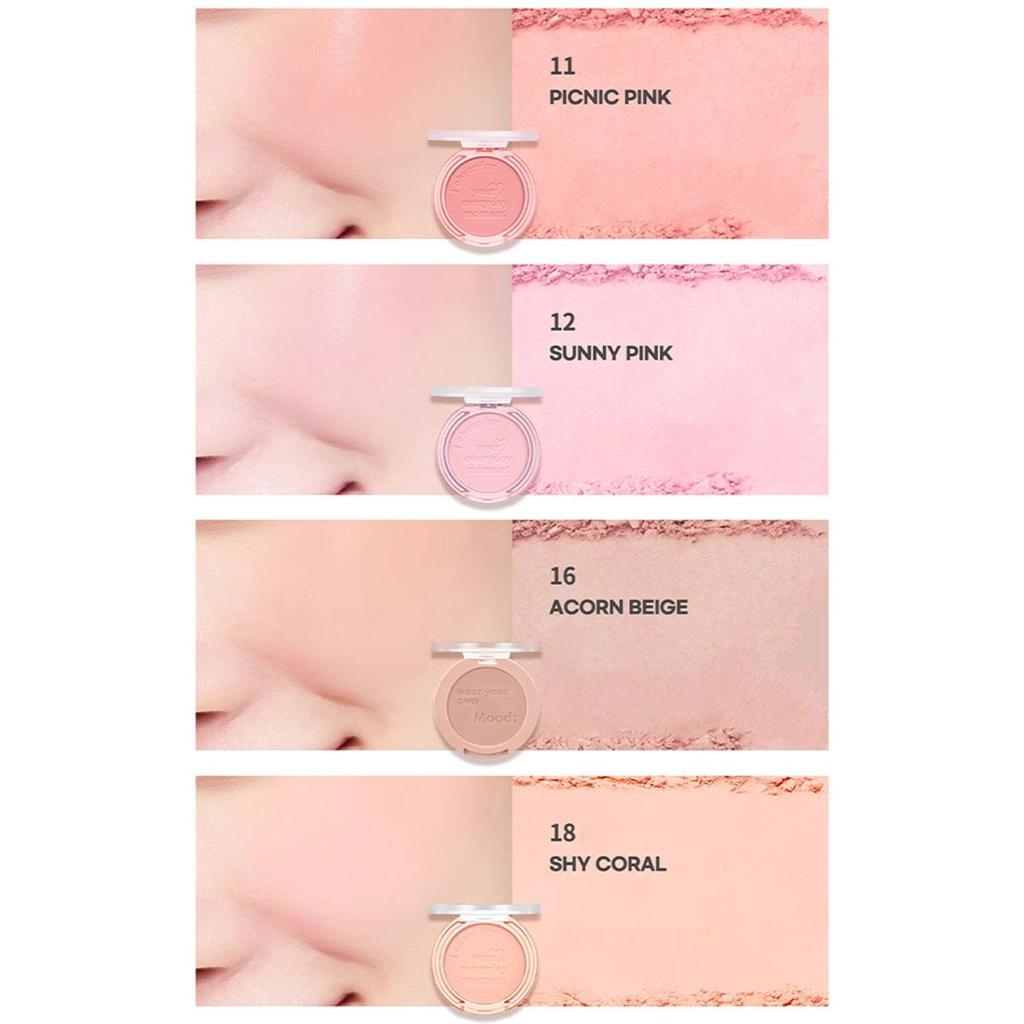 Peripera PURE BLUSHED SUNSHINE CHEEK 4,2 g / 0,14 oz  (11 Farboptionen)