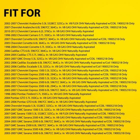 10.5Mm FOR LSx LS1 LS2 LS3 LS6 LS7 High Heat Spark Plug Ignition Wires Set EK