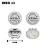 Per Nissan ArR44Pezzi 54/60mm Tappi Centrali Ruota Logo Auto Copriruota Per Nissan X-trail Qashqai Note Juke Sentra Patrol Leaf Tiida Accessori