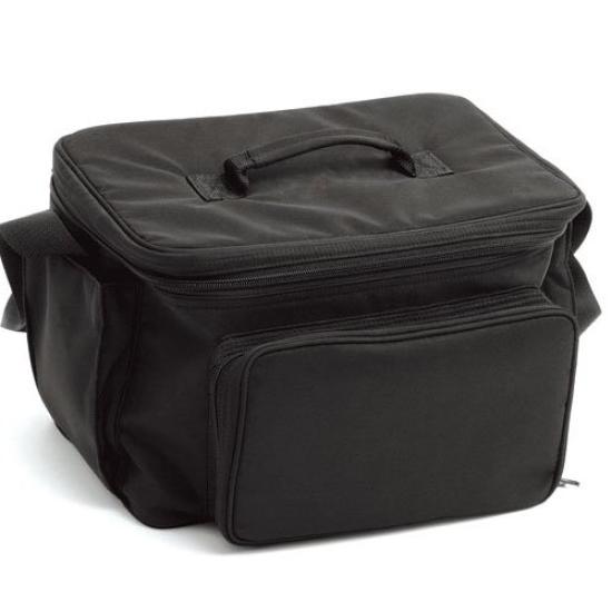 

LIFEBEAUTY cosmetic bag black soft touch nylon fabric W320×D250×H220mm