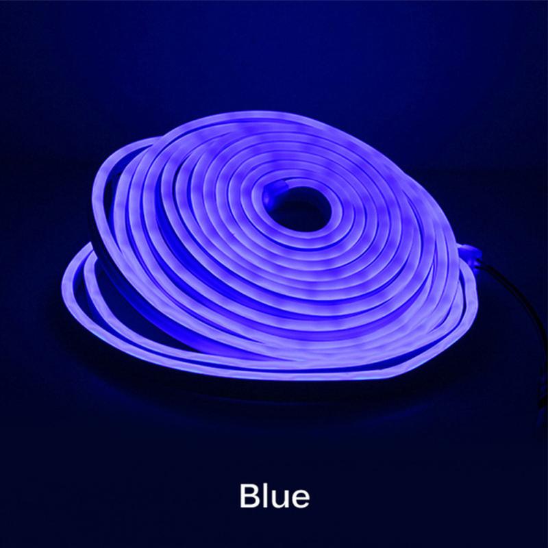 Led Flexible Silicone Neon Light Strip Set 2835 5m 12v Low Voltage 6x12 Waterproof Flexible Light