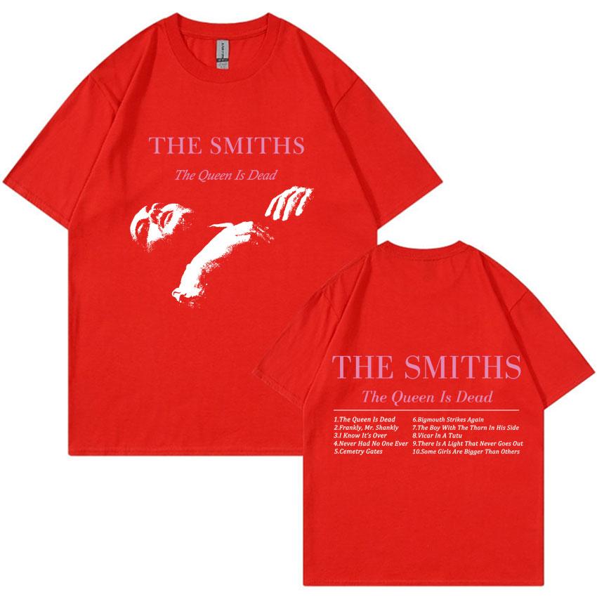 The Smiths The Queen Is Dead Morrissey Print Oversized Tshirt Fashion Punk Rock Band Tshirts Streetwear Unisex Comfort T Shrit S