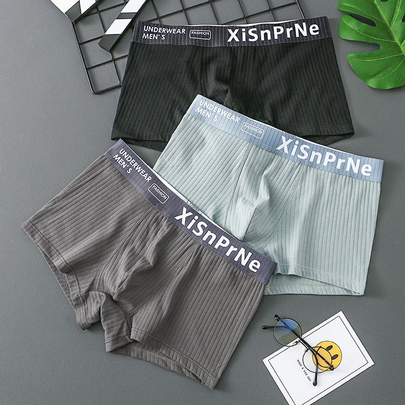 Men's Underwear Men's Cotton Boxer Shorts Men's Shorts Students' Comfortable Korean Version Short Underwear