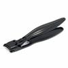 Slanted Edge Safety Nail Clippers with Lock, Large Opening, Round Tip, Anti-Splash, Stainless Steel
