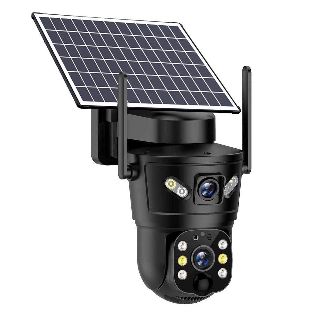 V380 Solar 4G Surveillance Camera: Indoor/Outdoor HD Monitor