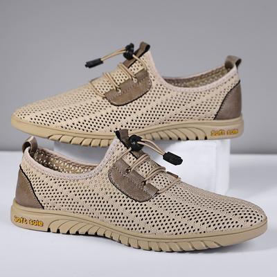 Summer Breathable Casual Men Shoes Business Mesh Dress Shoes Men Sneakers Soft Flats Hotest Summer Casual Shoes Moccasins