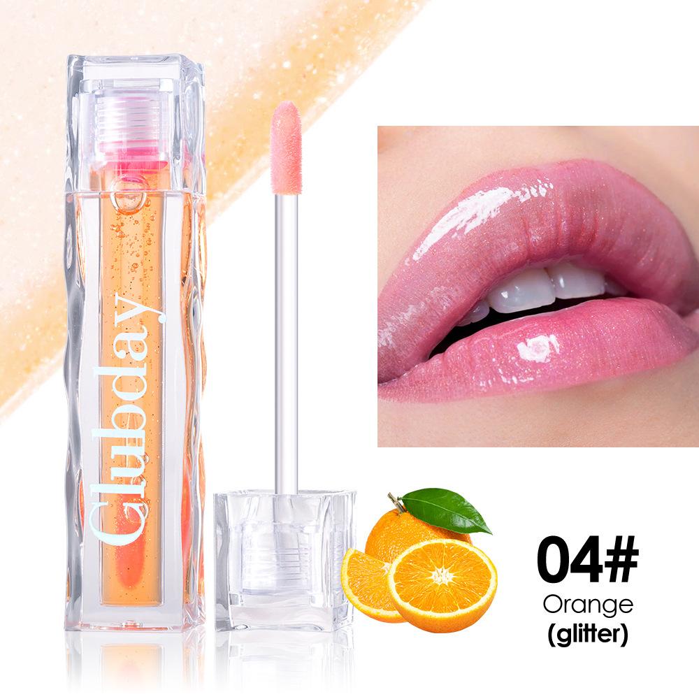 Feuchtigkeitsspendender und pflegender Lippenstift, fruchtiger Lippen-Gloss, langanhaltende Feuchtigkeit, temperaturverändernder Lippen-Glanz, Spiegeleffekt, wässriges Lippenöl