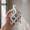 Shower Head Head, 3D Printed Hollow Woven Rainfall Sprayer, Clog-Free Self Cleaning Easy Clean Installation Bathroom Accessory Full Body