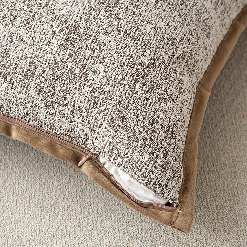 Luxury Jacquard Cushion Case Chenille Throw Pillow Covers with Elegant Soft Pillowcase for Office Home Living Room Bed Sofa Deco