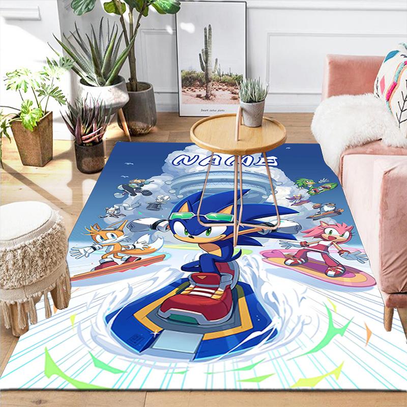 Custom 1Pc Sonic Adventure Through Dreams Rug Office Carpet Indoor Outdoor Entrance Doormat Nonslip Soft And Comfortable Living Room D2915337