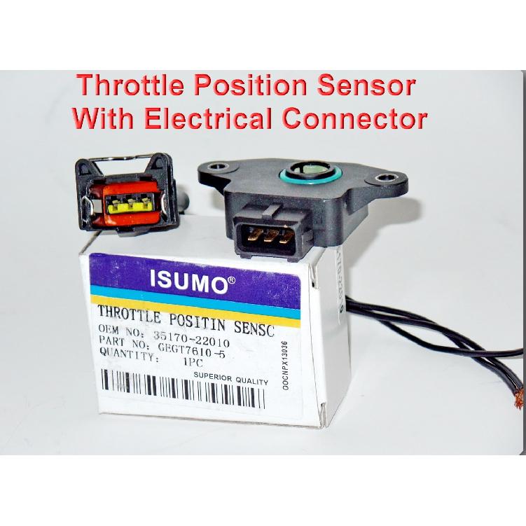 GEGT7610131 Throttle Position Sensor W/ Connector Fits:Porsch Saab Volvo