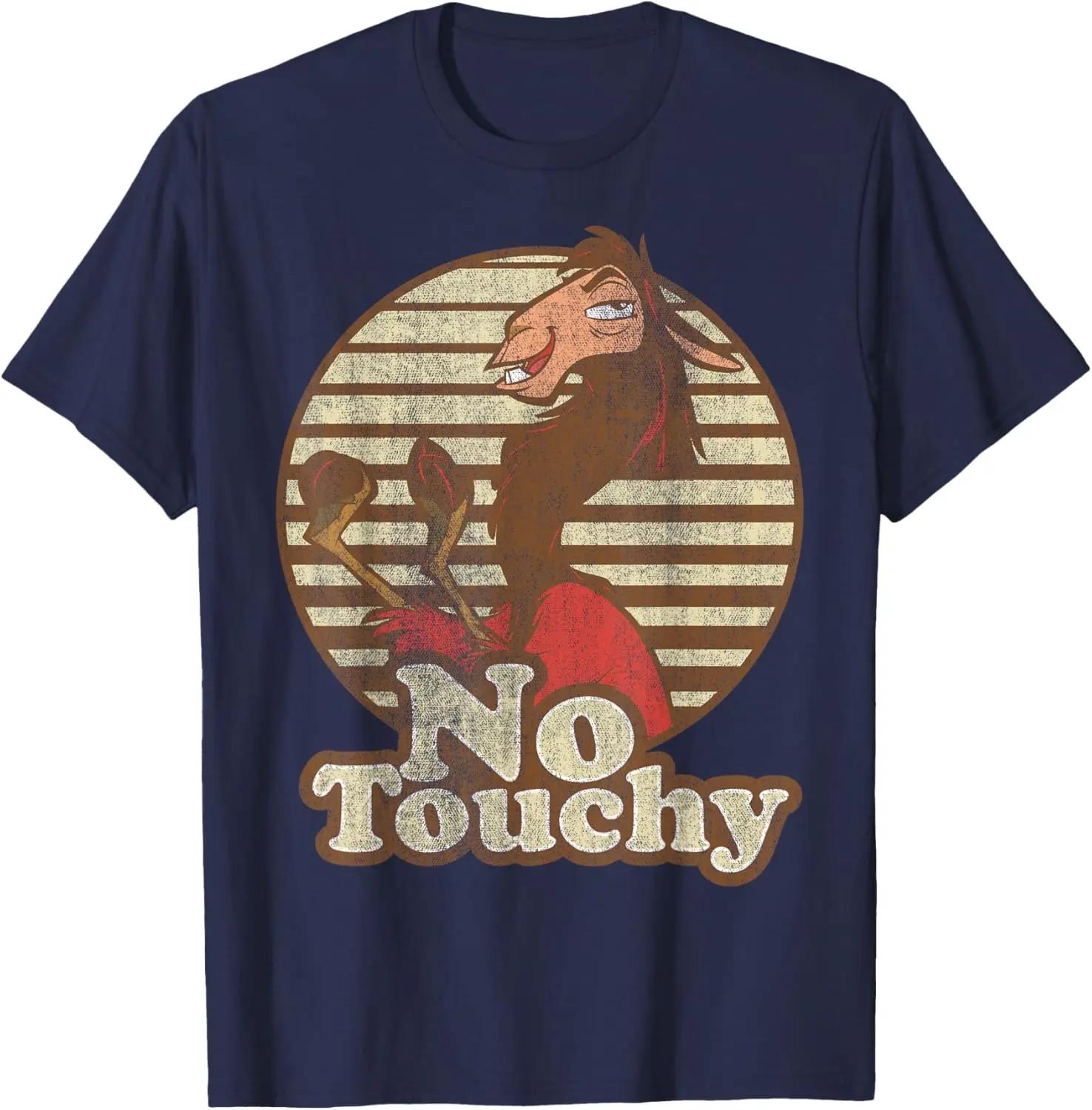 Hot Fashion Casual Disney Emperor s New Groove Kuzco Llama No Touchy Short Sleeve T-Shirt S-4XL Four Seasons XXXXL