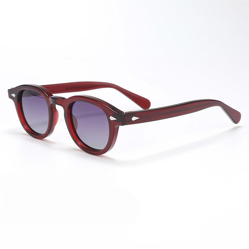 Lunettes de soleil polarisées Lunettes de soleil rétro à monture pour hommes