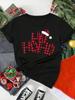 Unisex Christmas Santa Claus Printed T Shirt Christmas Xmas Cartoon Top Tshirt Harajuku Fashion New Year Tshirt Clothing