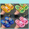 Cartoon Kids Flip Flops For Summer Girls Boys Pvc Non Slip Durable Indoor Footwear