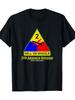 2nd Armored Division Pattern Design100 Cotton Summer Oneck Short Sleeve Casual Printed Unisexs Tshirt