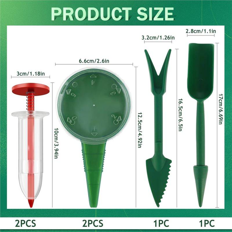 A84E-Mini Seed Spreader, Sowing Helper, Sowing Seed Dispenser With 5 Speeds, Small Seed Planter Planting Tool,For Tiny Seeds