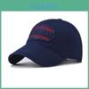 Cotton Baseball Cap With Letter Embroidery Lettering Durable Sunshade For Adults