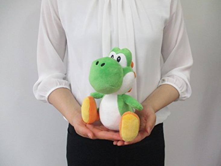 [USED]Super Mario All Star Collection Yoshi (S) Plush Figure - Sanei Boeki AC03 - New Japan