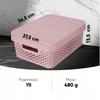 Curver Basket Container Box Lid Set of 3x