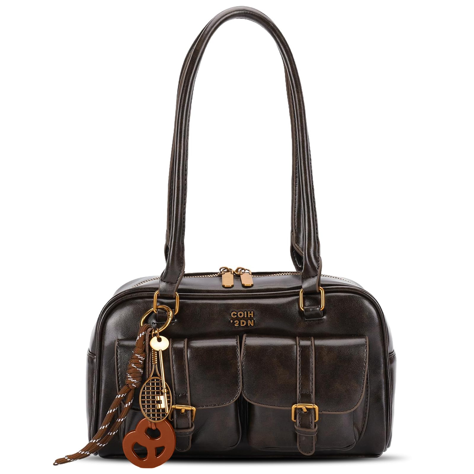 

HOMIEE Women s Boston Bag, Popular Mini Lightweight Handbag, Tote Bag, Shoulder Bag, School Bag, Decorated Shoulder Bag, Korean Casual, Girly,