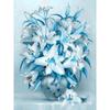 Flower DIY 5D Diamond Painting Full Round Diamond Embroidery Blue Cornflower Mosaic Cross Stitch Basket Rhinestones Decor